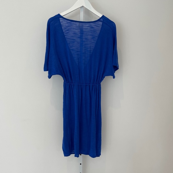 VITAMIN A BLUE BEACH COVER-UP DRESS SIZE SMALL NWOTS! - Picture 8 of 16